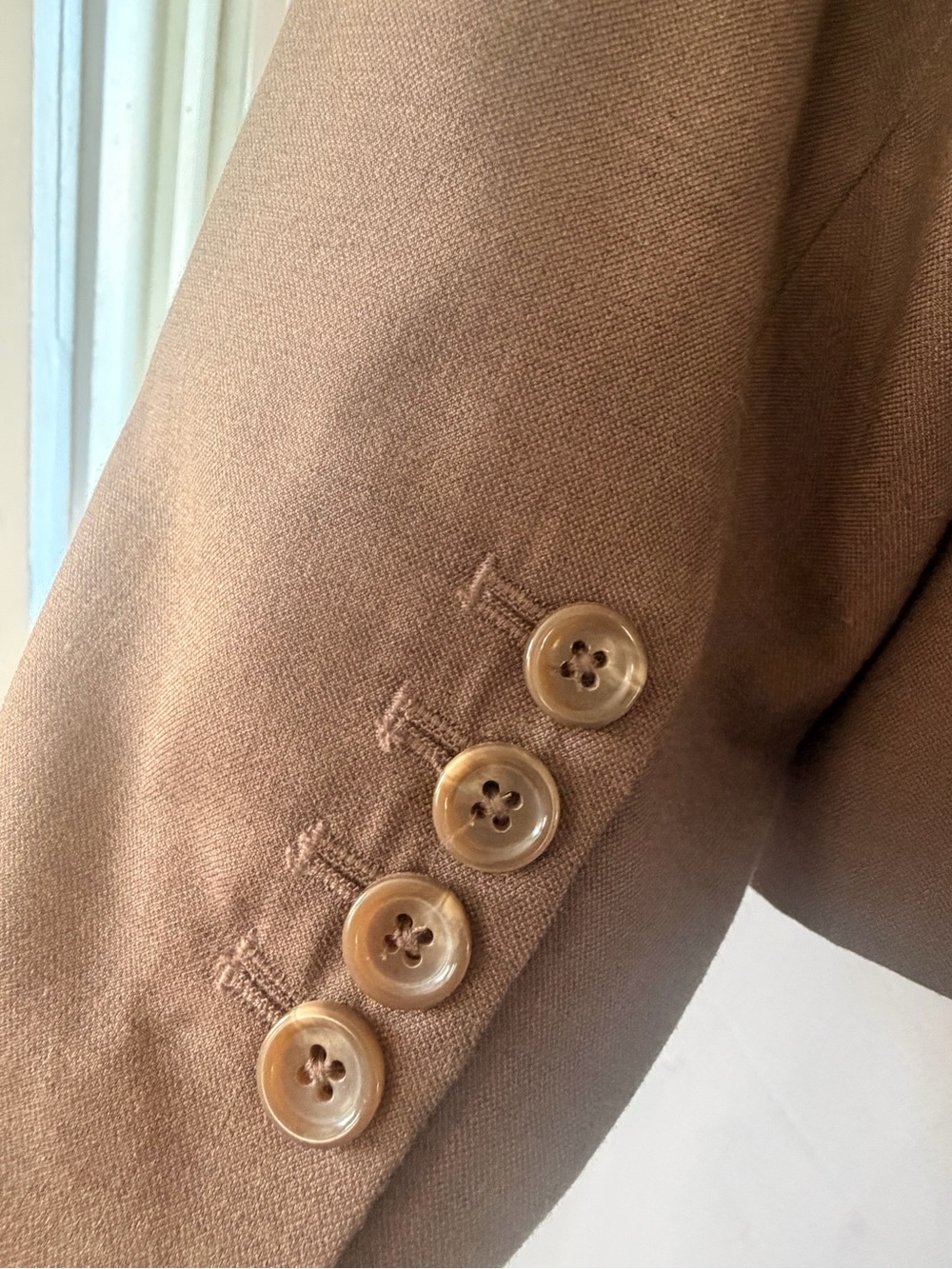 EUC Merona Brown Single-Button Tailored Blazer - Picture 5 of 6